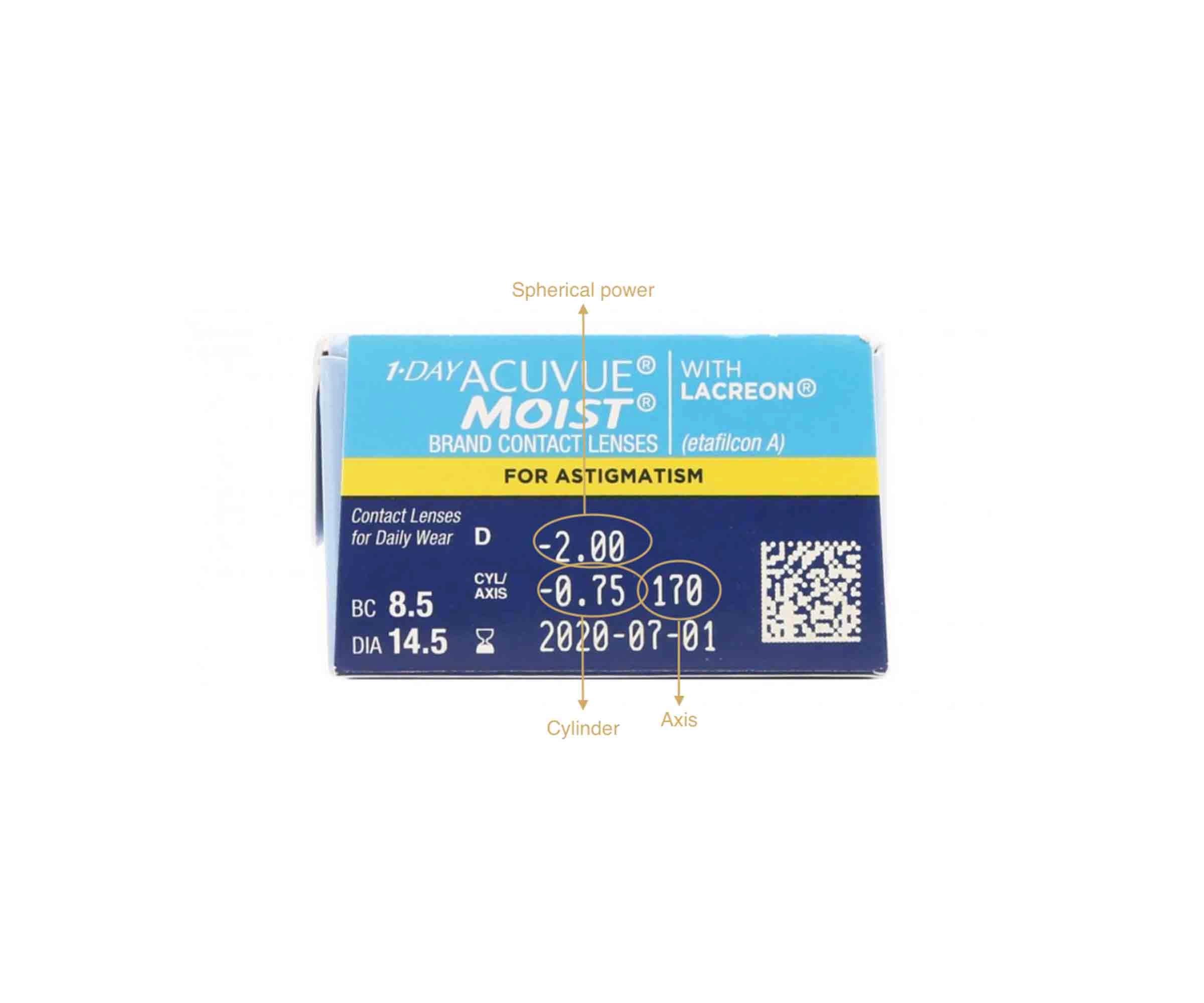 1-Day Acuvue Moist for Astigmatism (L) - Image 2
