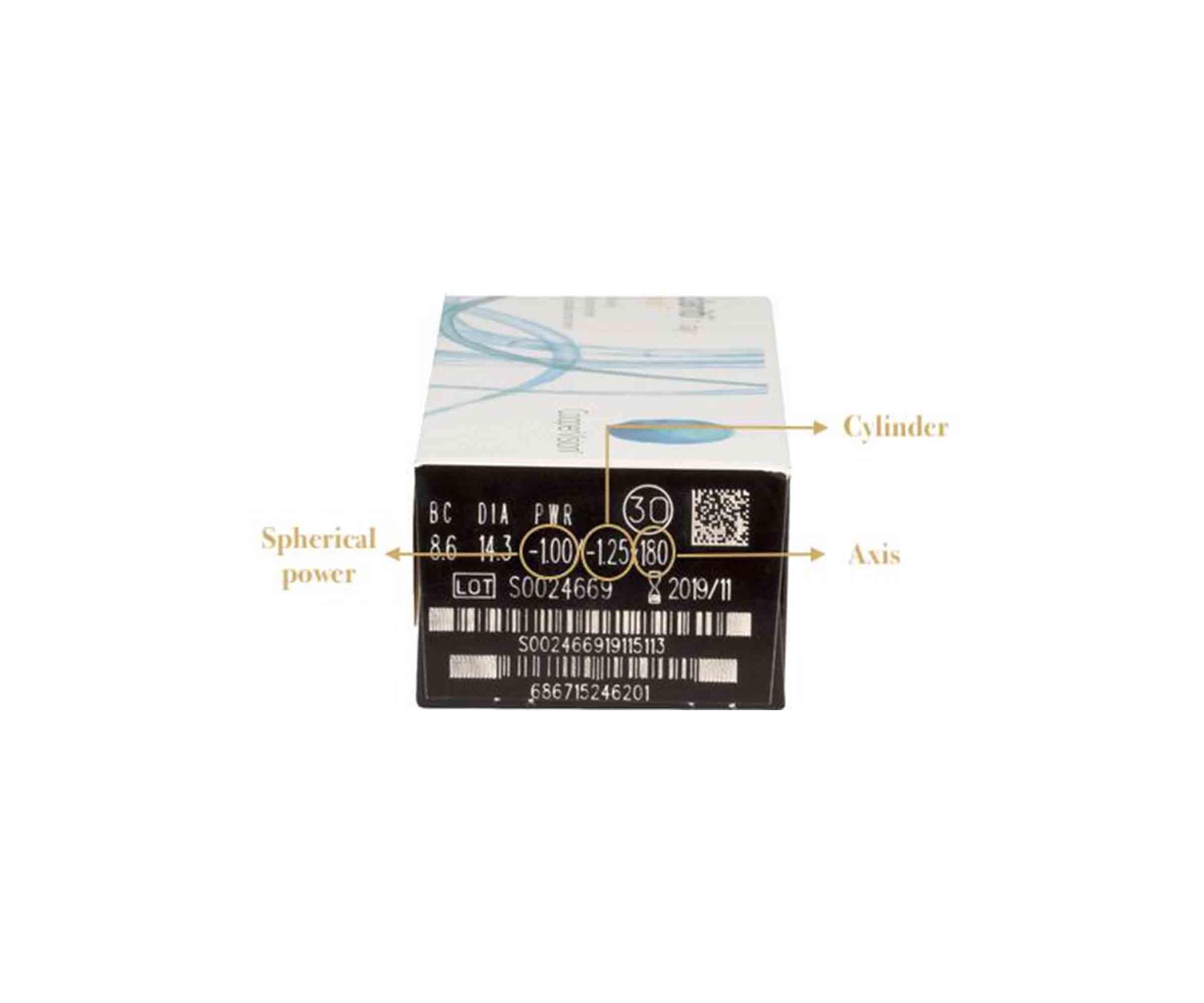 clariti 1 day Toric for Astigmatism (L) - Image 2