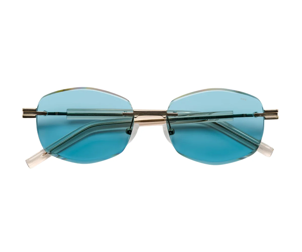 MICAH WHITE GOLD MATTE TEAL 0351 54.5 - Image 3