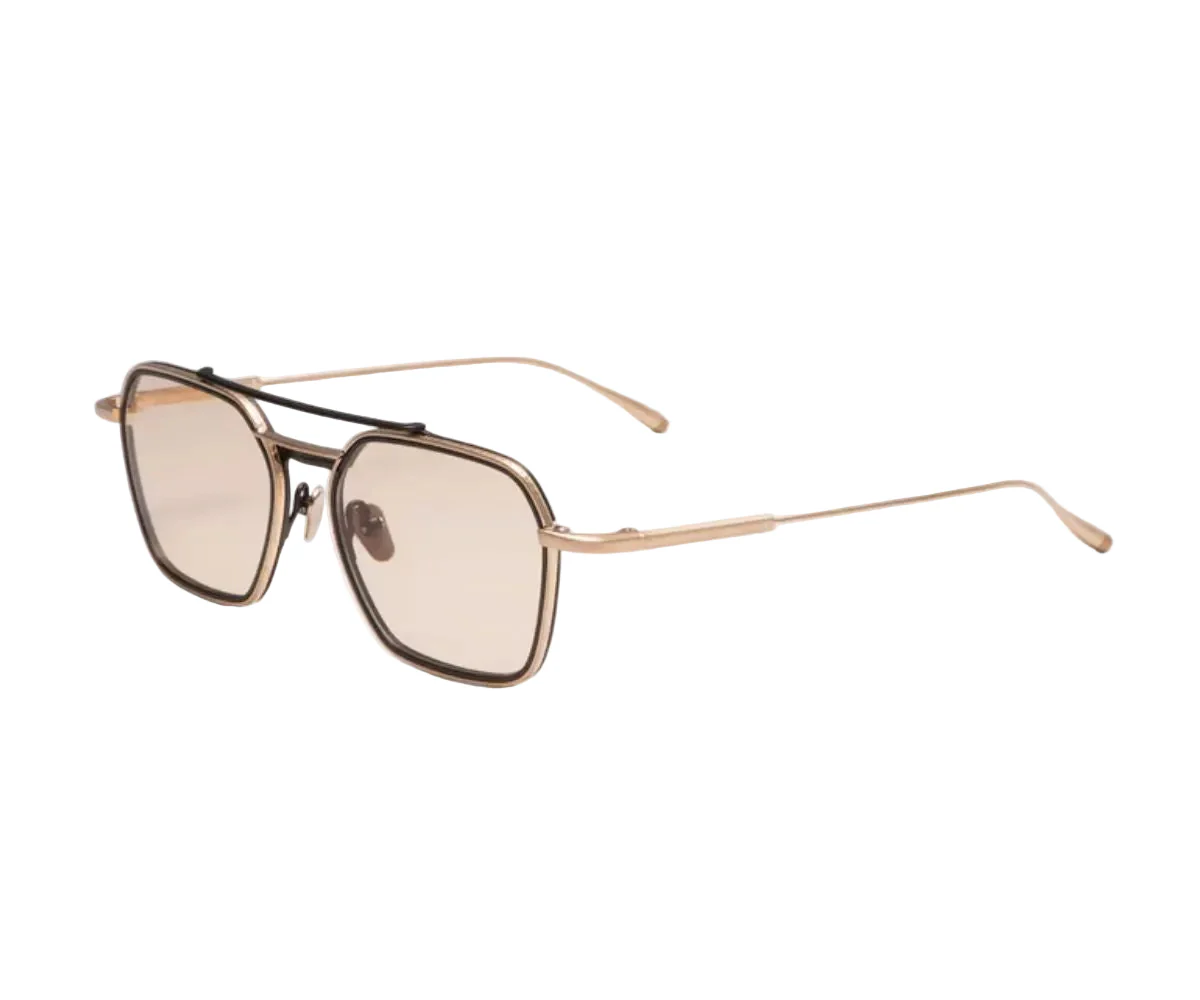 CLEMATIS 21 GOLD PLATED / BROWN 51