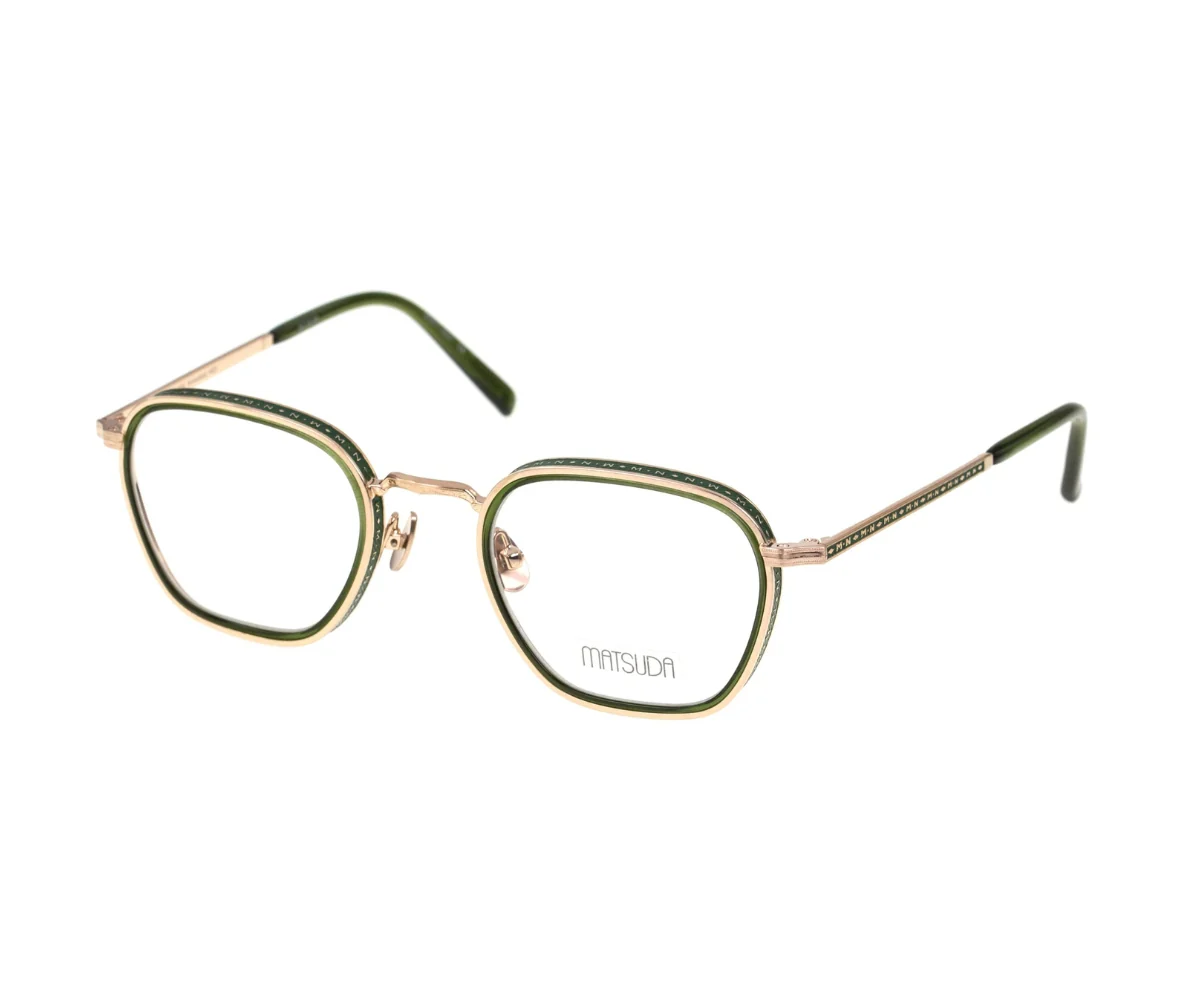 M3101 BRUSHED GOLD & GREEN 52